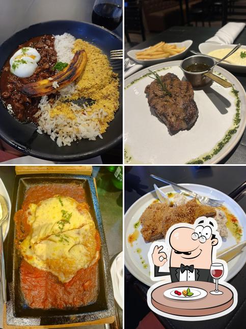 Platos en Rock's Grill