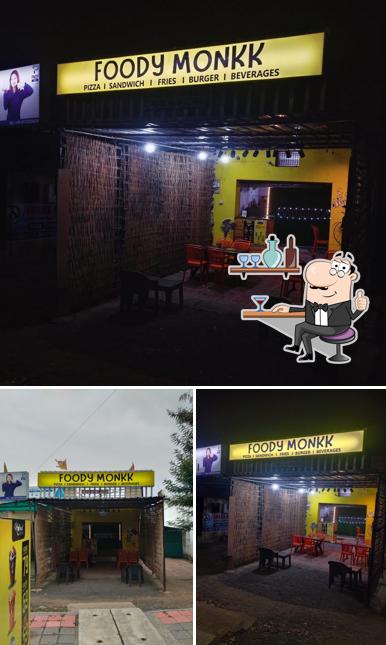 The interior of Foody Monkk Cafe & More