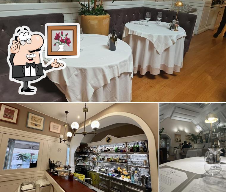 Gli interni di Crab Fish Restaurant