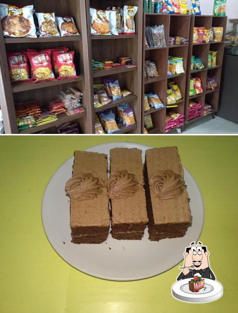 Chocolate cake at Adyar Bakery