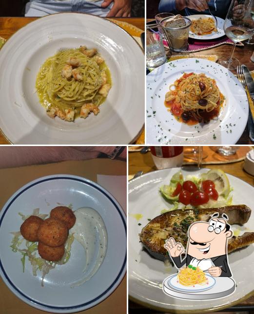 Spaghetti alla carbonara al Buco Divino Ponza