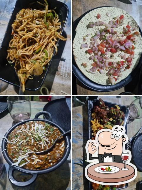 Food at The elet turf & cafe