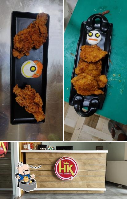 Among various things one can find food and interior at HOTEL KHARAVELA