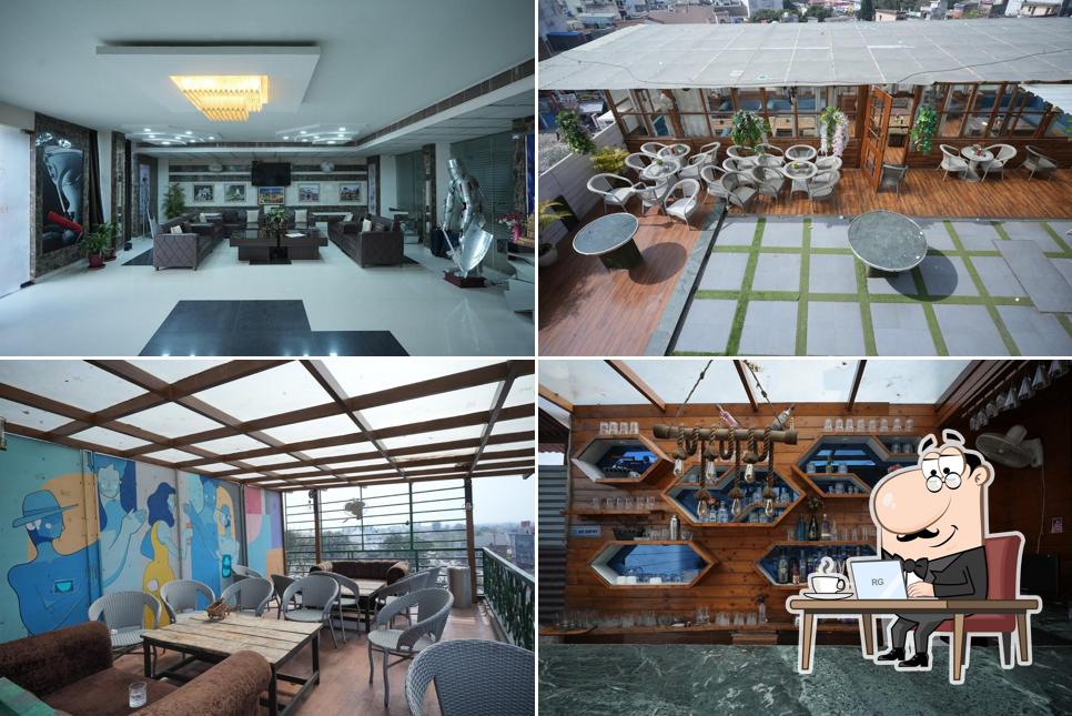 Take a seat at one of the tables at Hotel Castle View