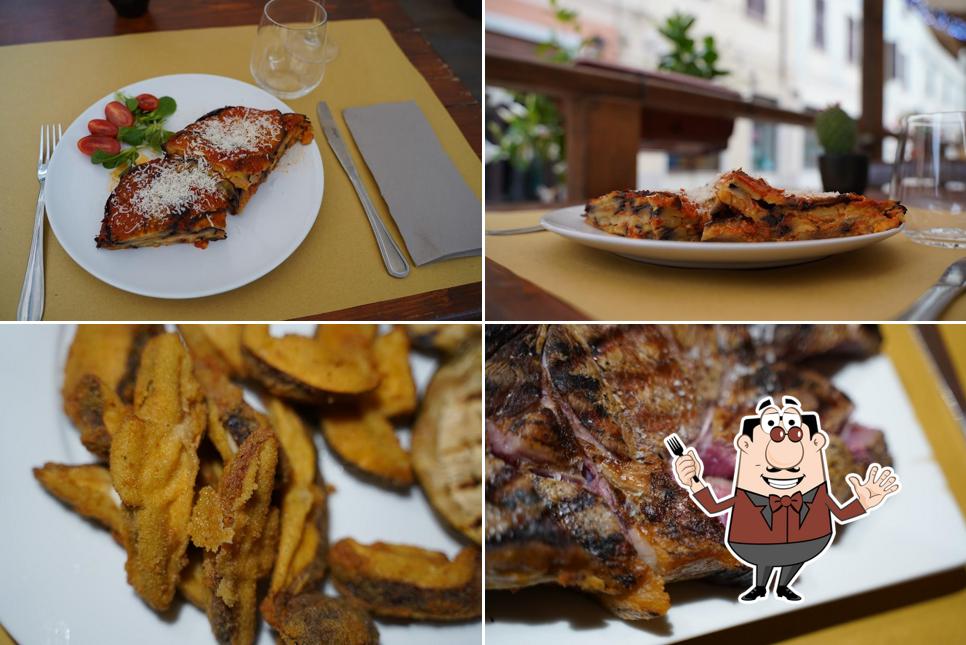 Platti al Osteria Gallo Nero