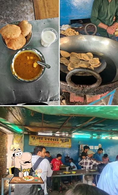 The image of Pooja lassi poori’s food and interior