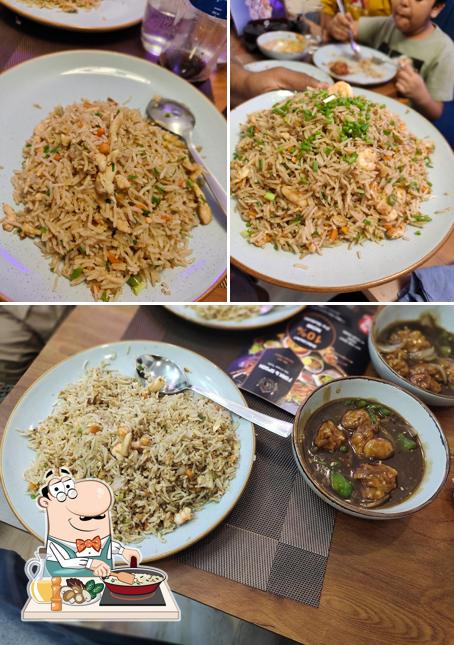 Fried rice at Fork & Spoon