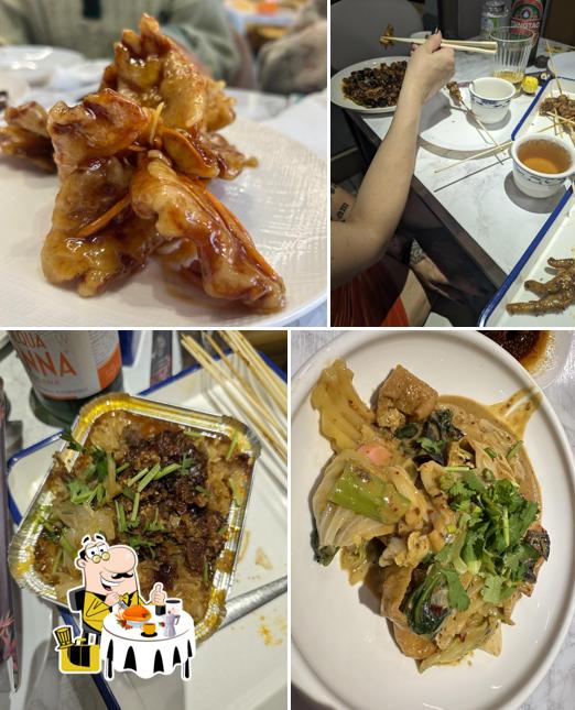 Platti al KAO YAN 烤焰 锦州烧烤RISTORANTE CINESE E BARBECUE