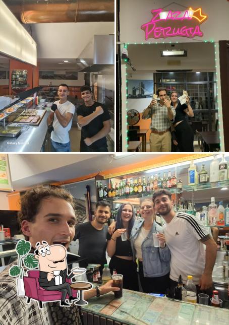 Gli interni di Zaza Kebab e Bar Perugia
