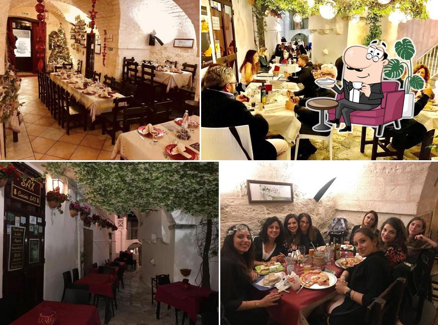 Gli interni di Sax Pub Ristorante Pizzeria Pucceria Lorusso Calò