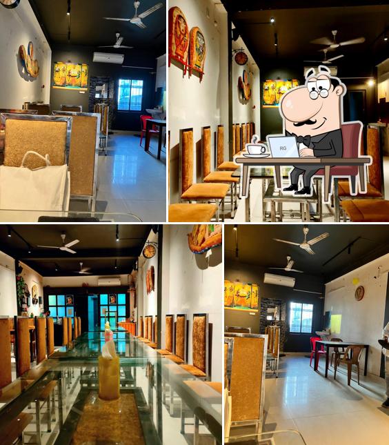The interior of Cuisine's Square - A Fine Dine Restaurant