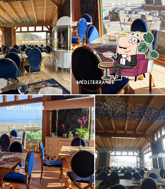 Gli interni di Méditerranée Beach Luxury Club