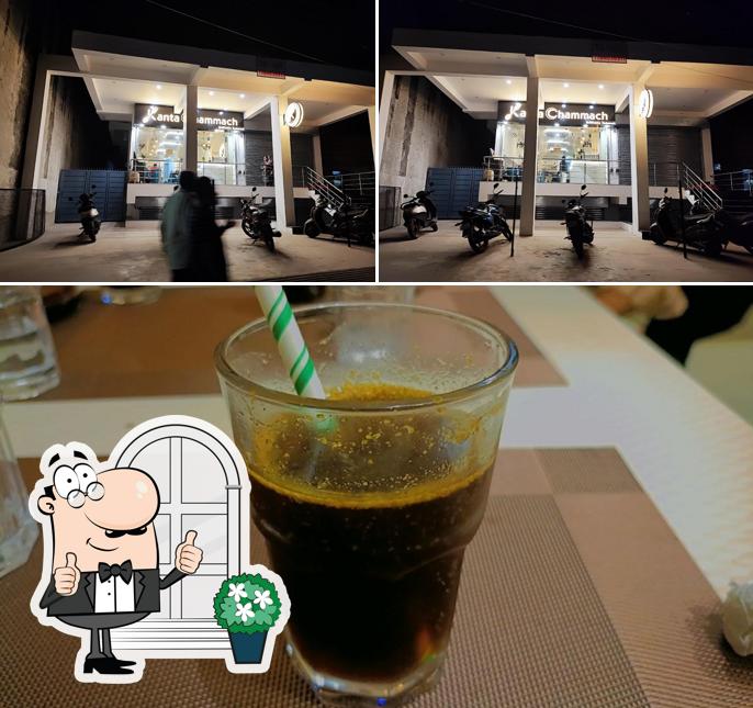 The photo of exterior and food at Kanta Chammach