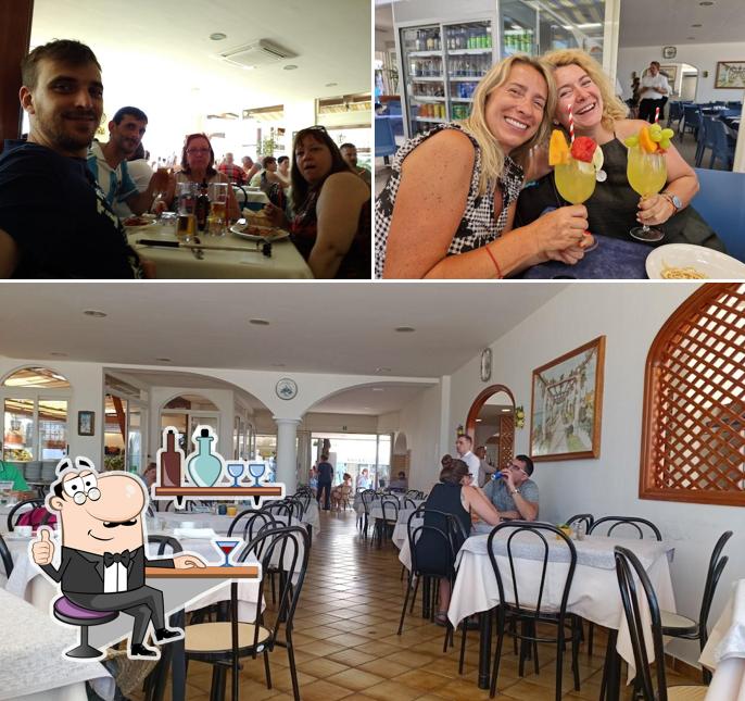 Le Terrazze si caratterizza per la interni e bancone da bar