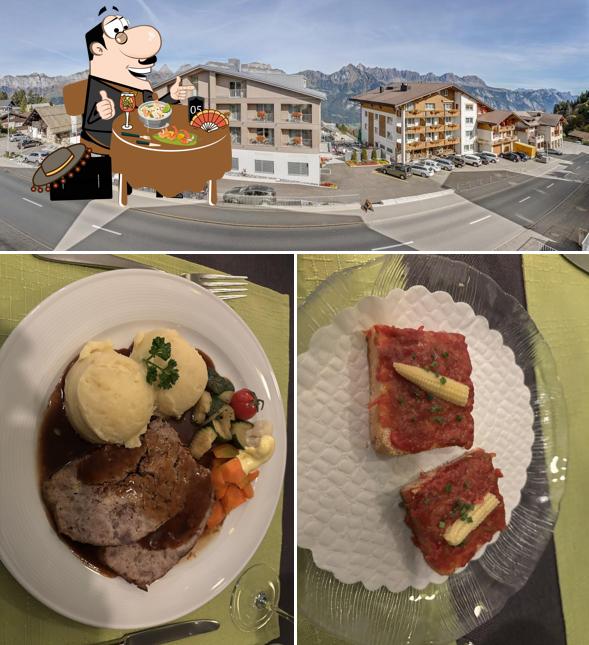 La immagine della cibo e esterno di Restaurant Tannenboden