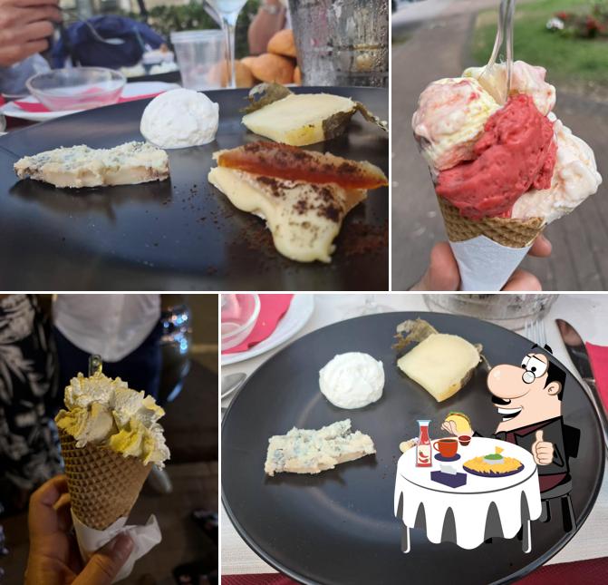 Piatto di formaggi al Gelateria Crivella