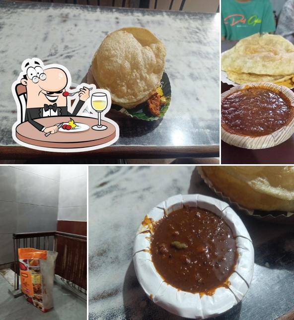 Food at Jagan Sweet Shop Katra