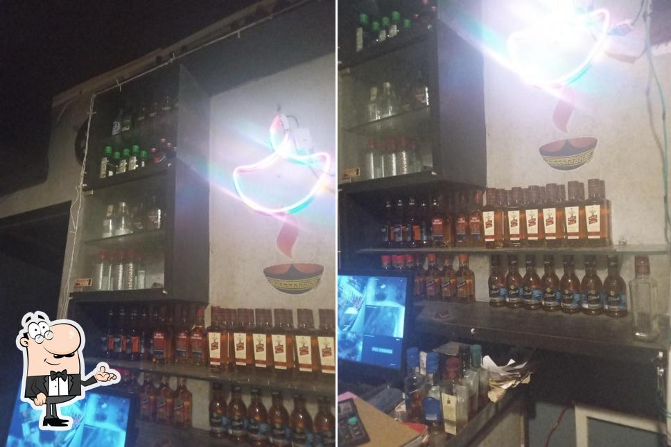 The interior of Om sai bar and restaurant