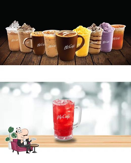 The interior of McCafe By McDonald's