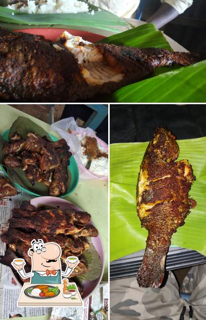 Food at Fish Varuval Kadai