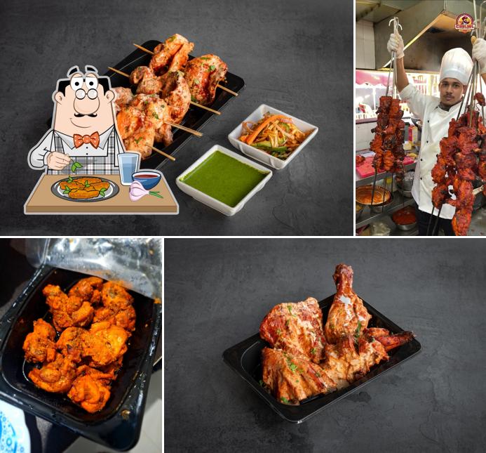 Chicken wings at Chulbul Dhaba