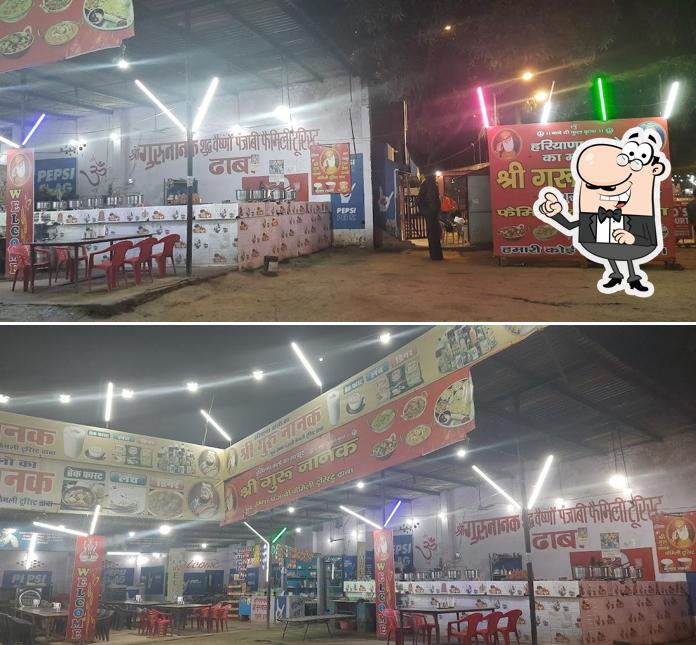 The interior of Haryana Walon ka Mashoor Shri Guru Nanak Shudh Punjabi Family Tourist Dhaba