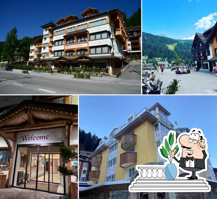 Gli esterni di Hotel Crozzon
