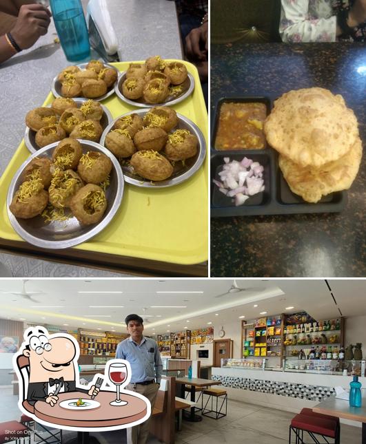 The restaurant's food and beverage