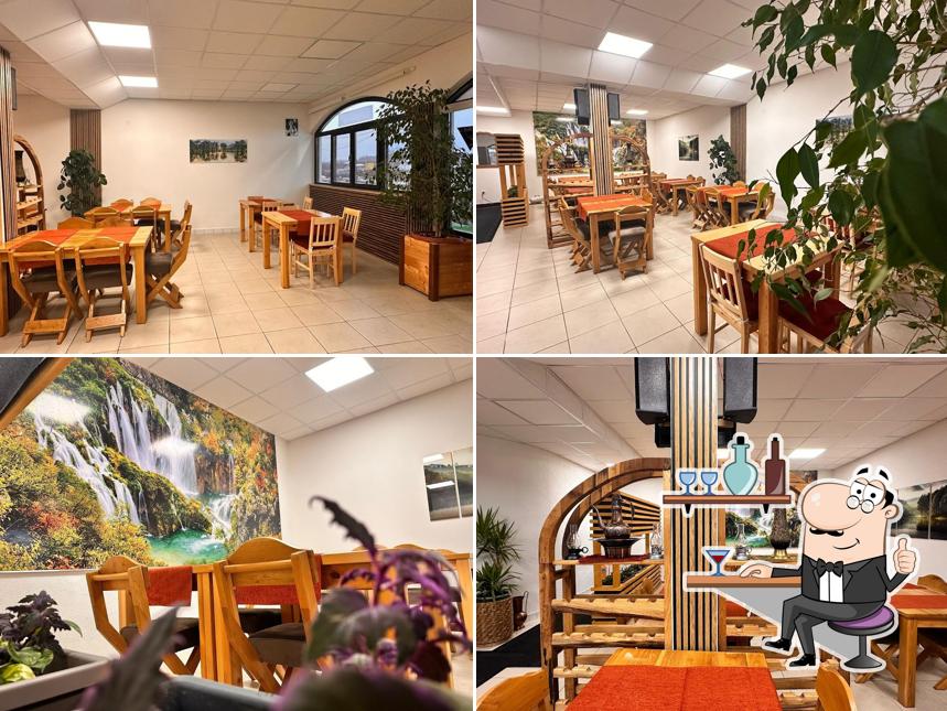 Gli interni di Bistro Korana
