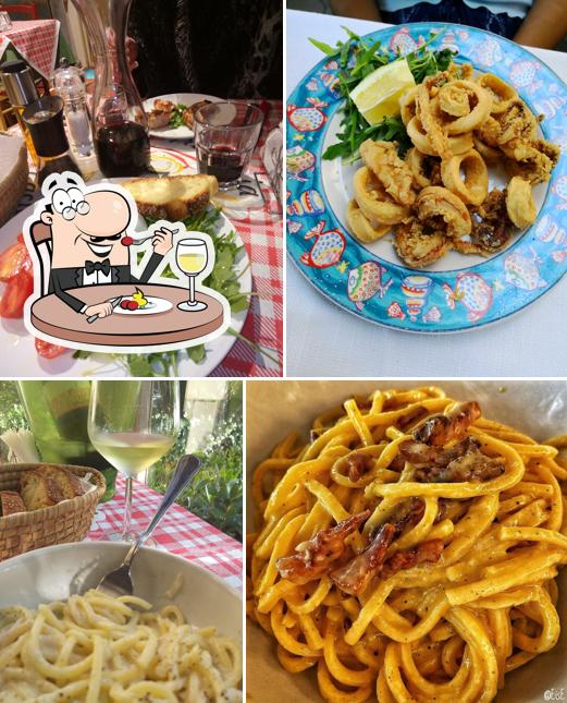 Platti al Trattoria Cacio e Pepe