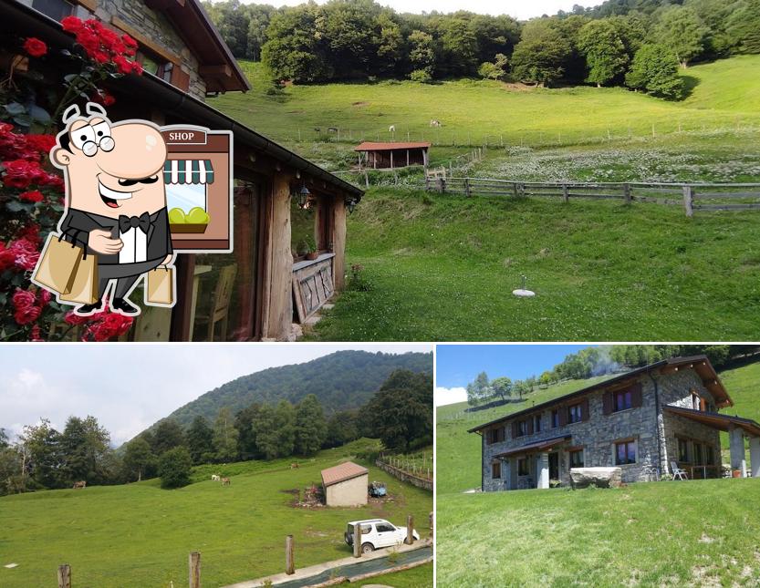 Goditi la vista dagli esterni di Le Radici Agriturismo