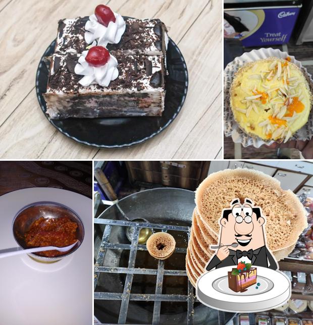 Chocolate cake at Chhappan Bhog