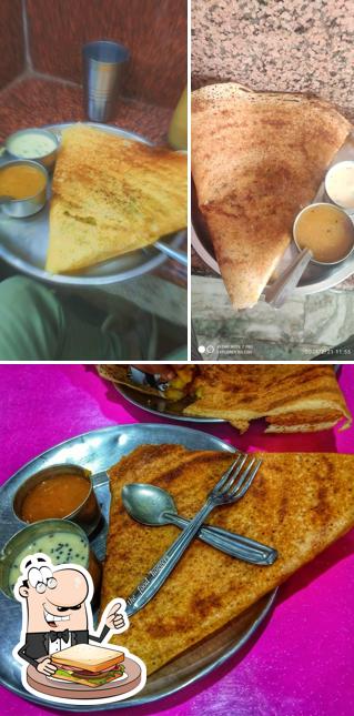 Grilled cheese sandwich at New Kesarwani Dosa Corner