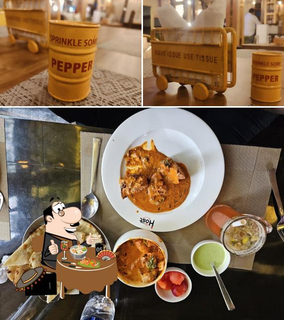 Among various things one can find food and beverage at The Host