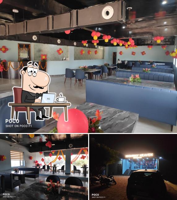 Among different things one can find interior and exterior at Highway Heaven Restaurant