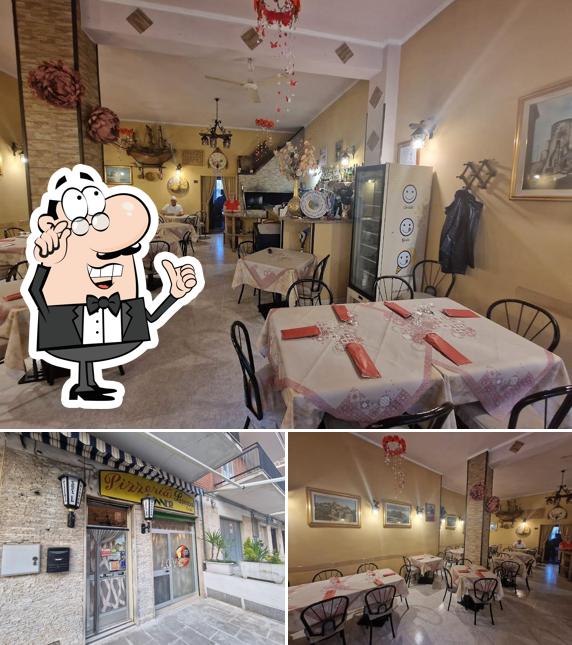 Gli interni di pizzeria dinner