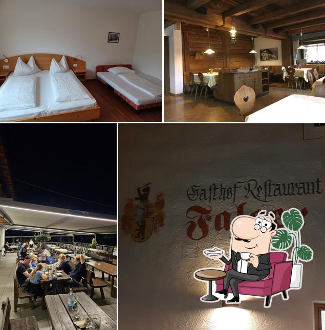 Gli interni di Albergo Falger