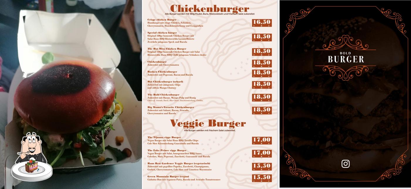 Torta al cioccolato al BOLD BURGER