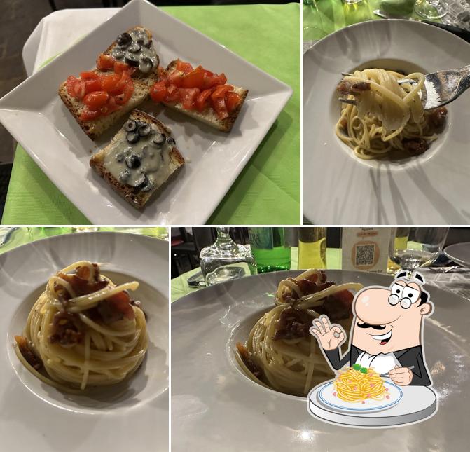 Spaghetti alla carbonara al Central Bar Pub