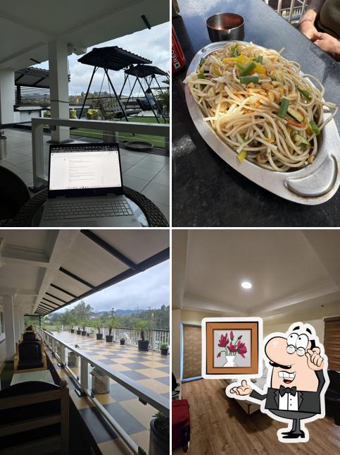 The interior of Hotel Darshan