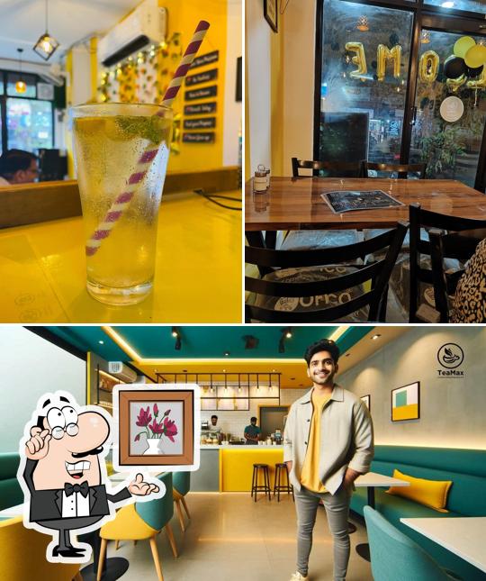 Among different things one can find interior and beverage at TeaMax Cafe Haridwar