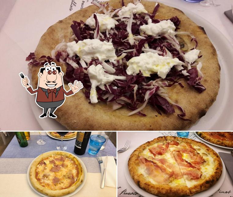 Cibo al Pizzeria Basilico Bianco