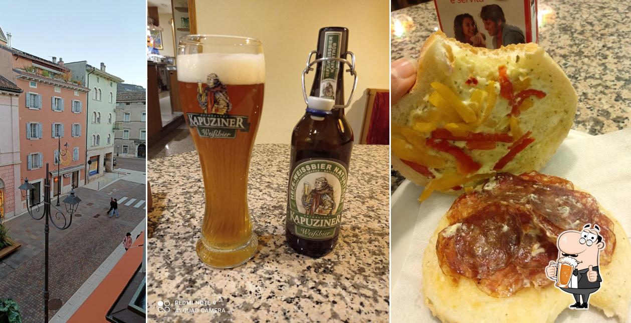 Puoi prenderti un rinfrescante bicchiere di birra chiara o scura