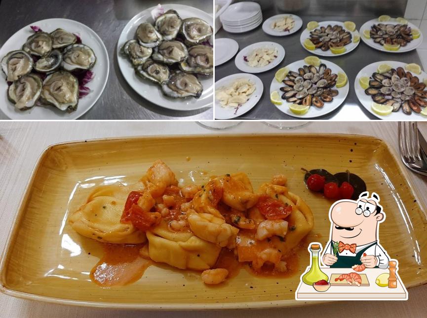 Ristorante Arco Olimpio Pizzeria con Forno a Legna serve un'ampia selezione di piatti di mare