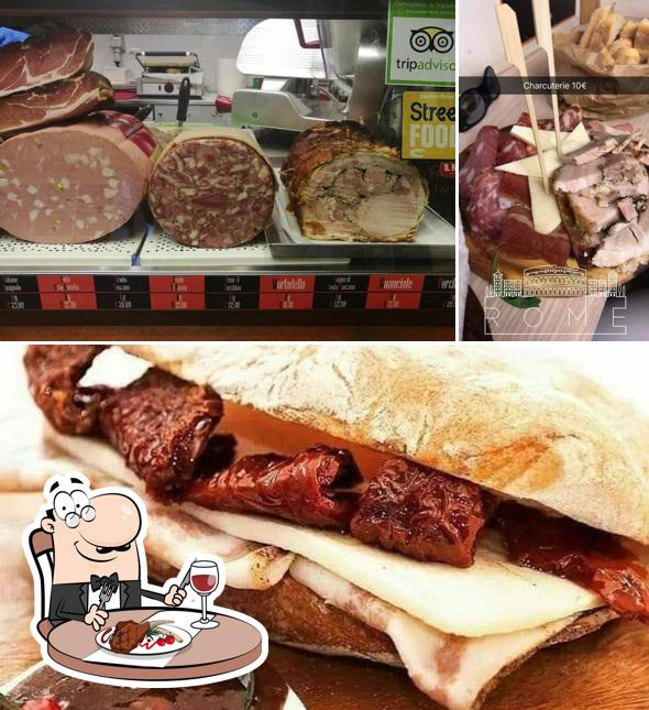 Prenditi piatti di carne dal menu