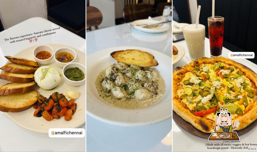 Get pizza at Amalfi Italiana