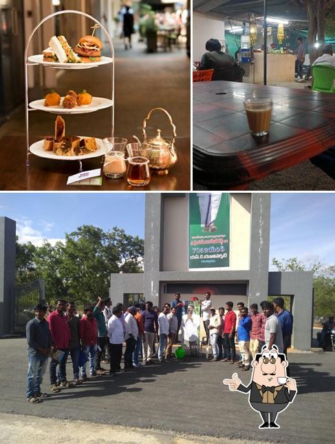 Enjoy a beverage at SLV Tea Cafe
