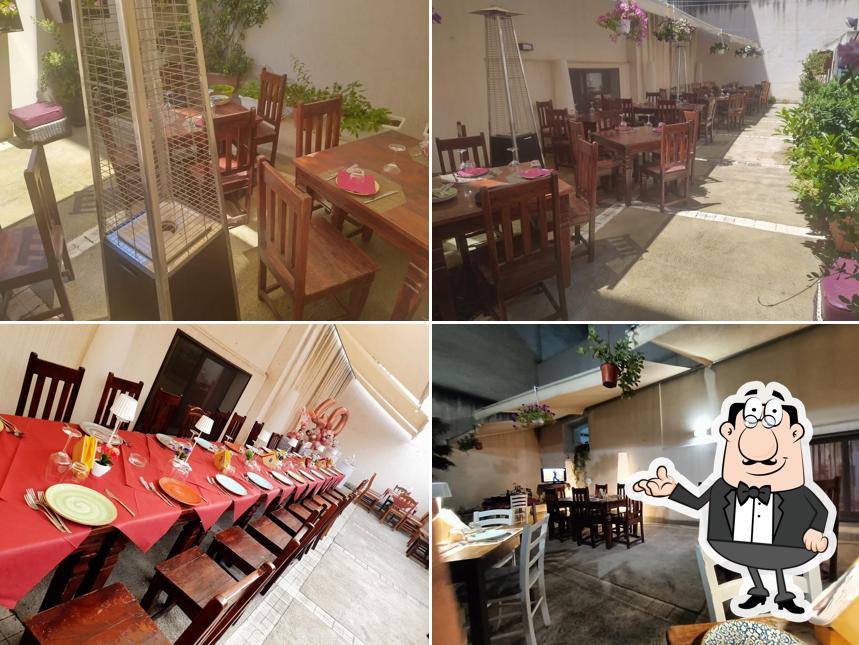Gli interni di La Pergola TRATTORIA