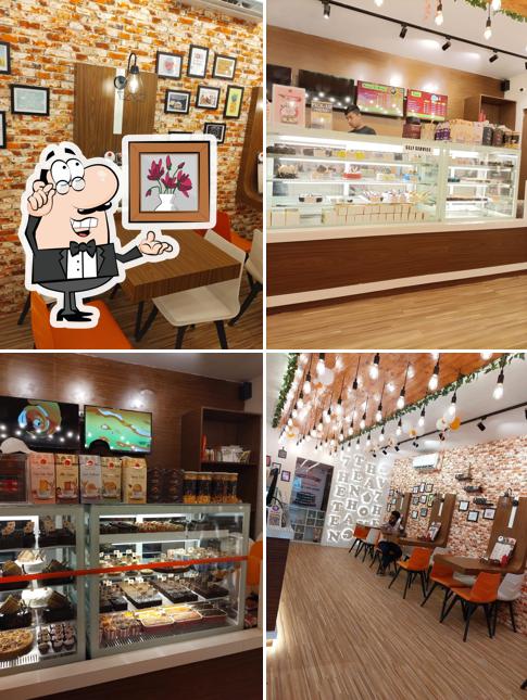 Take a seat at one of the tables at 7 heaven a slice of happiness