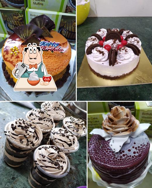 Amal Bakery serves a variety of sweet dishes